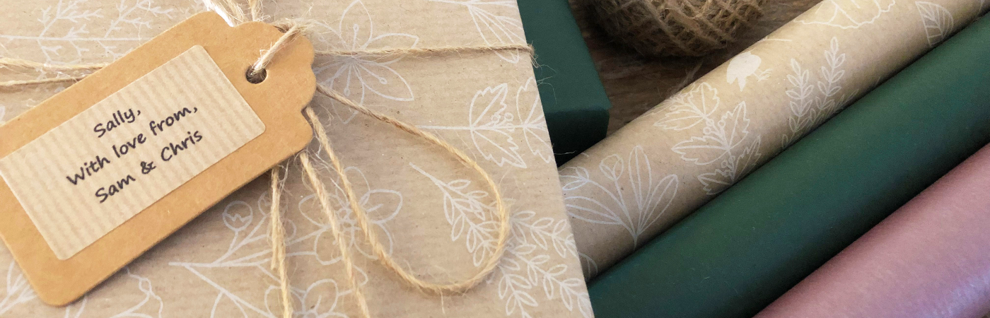 Eco-friendly gift wrapping available on every product 
