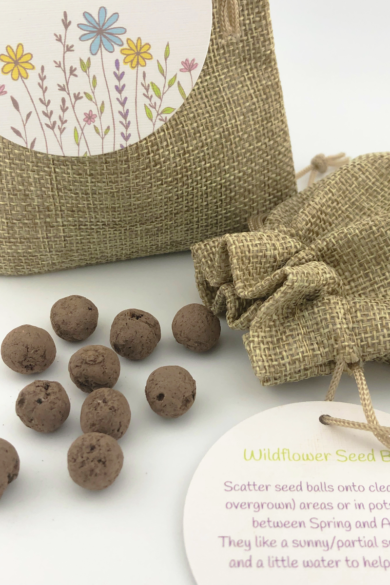 Wholesale Wildflower Seed Ball Gift Bags