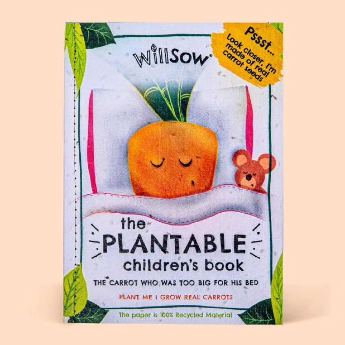 ‘The Carrot Who Was Too Big For His Bed’ Plantable Children’s Book