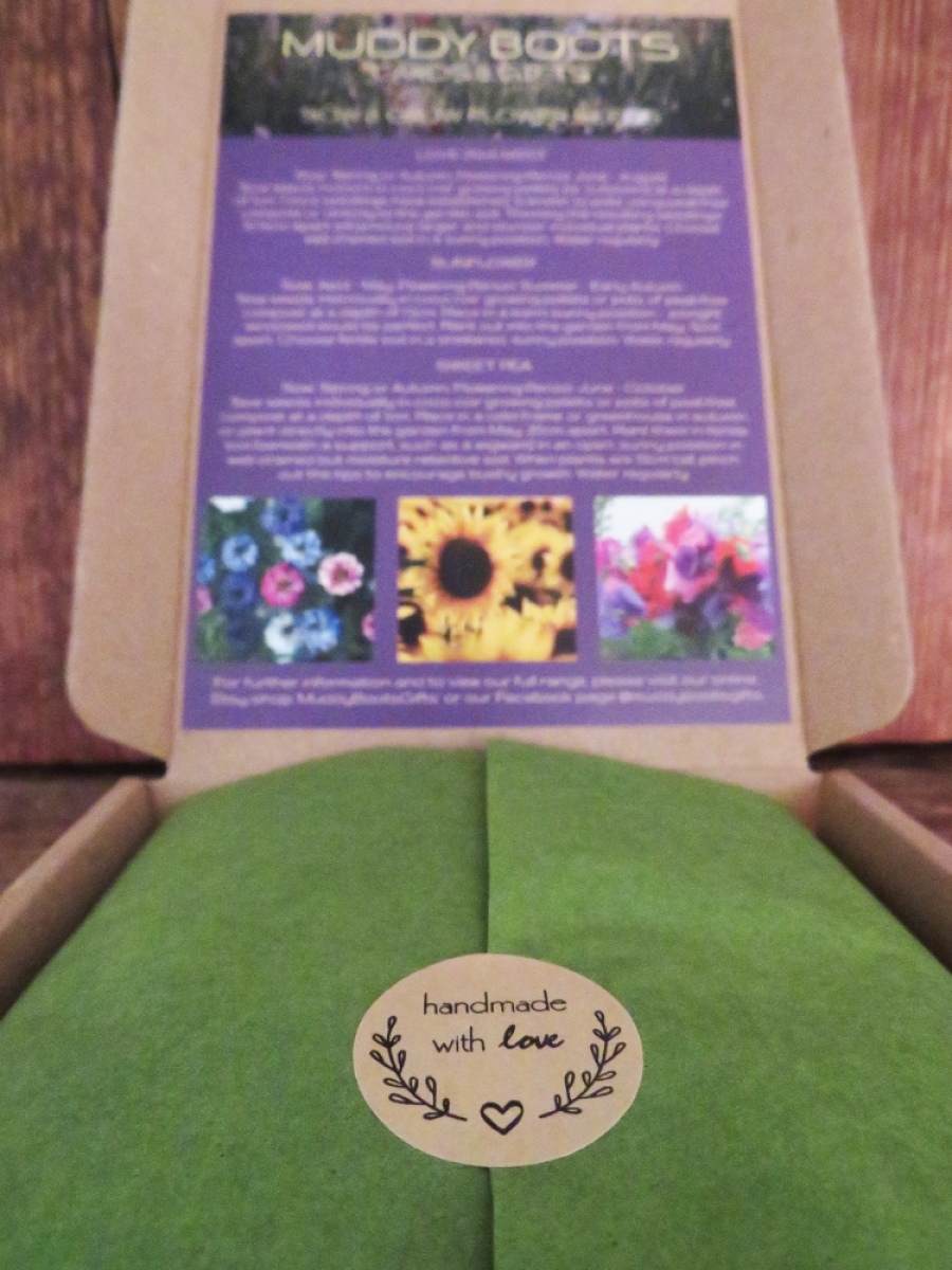 Grow Your Own Flowers Kit With Handmade Mother