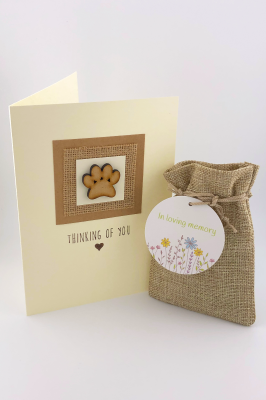 Pet Sympathy Card & Wildflower Seed Ball Gift