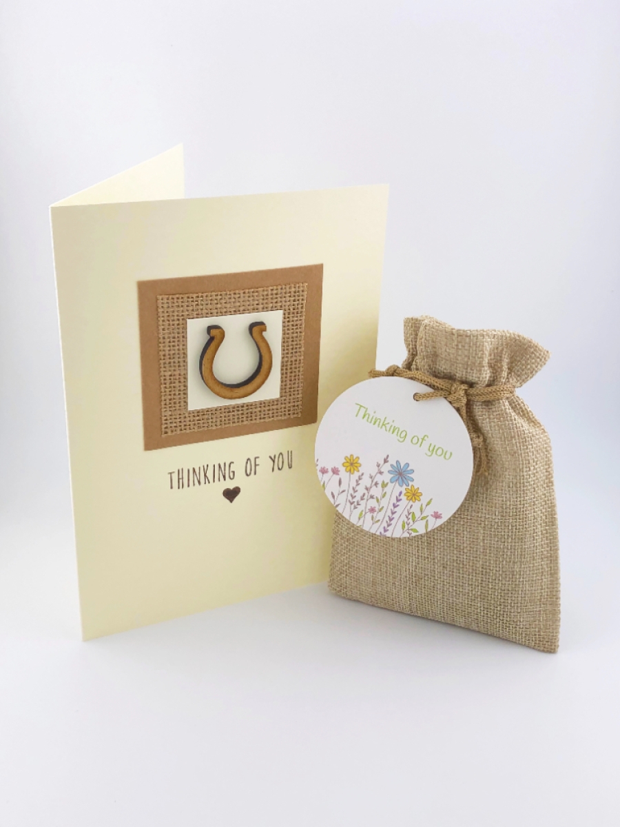 Horse Sympathy Card & Wildflower Seed Ball Gift 