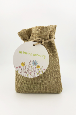 Sympathy Wildflower Seed Ball Gift Bag - In Loving Memory