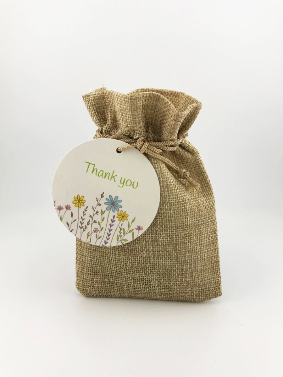 Handmade Thank You Card With Native Wildflower Seed Ball Gift