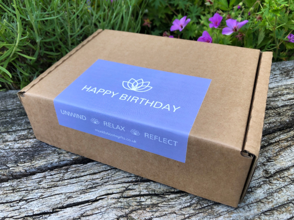 Happy Birthday Gift Box with Fitness Journal