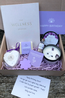 Happy Birthday Gift Box with Wellness Journal