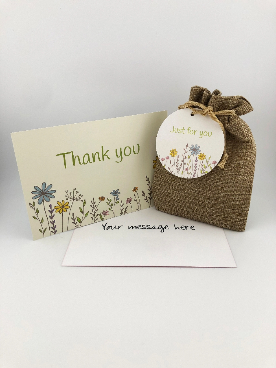 Just for You Wildflower Seed Ball Gift with Thank You Card