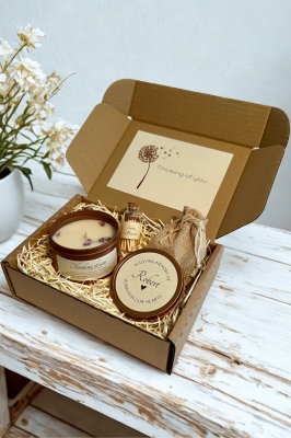 Sympathy Candle Gift Set With Hidden Gemstone Heart Sympathy Candle Gift Set With Hidden Gemstone Heart