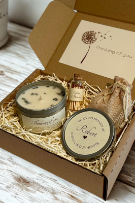 Hidden Gemstone Heart Sympathy Candle Gift Box Hidden Gemstone Heart Sympathy Candle Gift Box