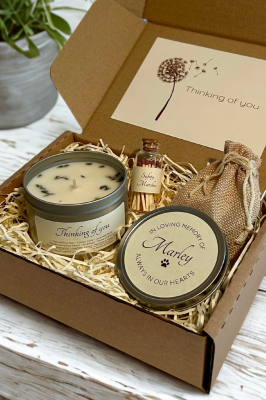 Hidden Gemstone Heart Pet Sympathy Candle Gift Box Hidden Gemstone Heart Pet Sympathy Candle Gift Box